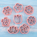 Miniatyrbild 6 av 7: 8st/ Set Blomma Form Cookie Form Cookie ter Baking Tools Party