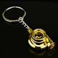Miniatyrbild 6 av 8: Mini Turbo Turbo Nyckelring Spinning Turbin Nyckelring silver