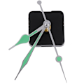 Miniatyrbild 8 av 8: DIY Silent Quartz Movement Väggklocka Motor Mekanism Långt snurr