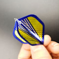 Miniatyrbild 4 av 5: 40st/ Set Dart vingskydd Dart Flight Savers Dart Tail Ti Black