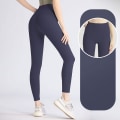 Miniatyrbild 1 av 8: Fitness Kvinna Hellängder Leggings Löparbyxor Bekväma Fragrant whale blue M