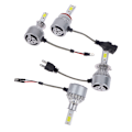 Miniatyrbild 8 av 8: H1 H7 H11 COB Bil LED-strålkastare Glödlampor Hi-Lo Beam 36W 16000LM 60 H3