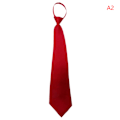Miniatyrbild 1 av 5: Svart Clip On Herr Slips Säkerhetsslipsar För män Kvinnor Unisex Tie Cl wine red