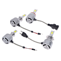 Miniatyrbild 5 av 8: H1 H7 H11 COB Bil LED-strålkastare Glödlampor Hi-Lo Beam 36W 16000LM 60 H3