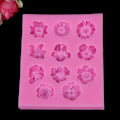 Miniatyrbild 1 av 6: 1st Blomma form fondantform form cho