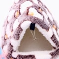 Miniatyrbild 7 av 8: Hamster Varma mjuka sängar och hus Gnagarburråttor Bomull Guine A2