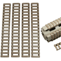 Miniatyrbild 2 av 5: 4 st Gummiskena täcker Plast Stege Form För Handguard Pro Black
