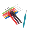 Miniatyrbild 3 av 5: 1 st 2,0-6,0 mm Rainbow Mjukt Handtag Virkat Gummi Handtag Virkat 5.5mm