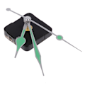 Miniatyrbild 6 av 8: DIY Silent Quartz Movement Väggklocka Motor Mekanism Långt snurr