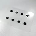 1-pack musskridskor i glas DIY Universal Dots Mouse Feet Pads St A2