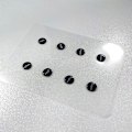 Miniatyrbild 1 av 8: 1-pack musskridskor i glas DIY Universal Dots Mouse Feet Pads St A2