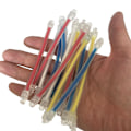 Miniatyrbild 4 av 5: 3 st Tennisracket Vibrationsdämpare Absorber Dämpare Access White