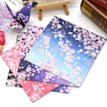 Miniatyrbild 3 av 8: 60/65 st Space Star Flower Origami Paper Dubbelsidig Vikning D C:60Pcs