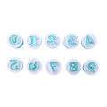 Miniatyrbild 1 av 8: Form Kakadekorationsverktyg Alfabetsnummer Cookie ter S 0-9 Numbers