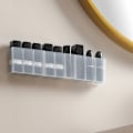 Miniatyrbild 5 av 7: Väggmonterad 3Grids Organizer Spegelskåp Självhäftande Obje