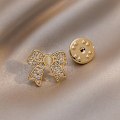 Miniatyrbild 2 av 5: Bowknot Solros Rhinestone Crystal Brosch Bröllopsklä upp C