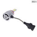 Miniatyrbild 1 av 8: H1 H7 H11 COB Bil LED-strålkastare Glödlampor Hi-Lo Beam 36W 16000LM 60 H11/H8/H9