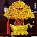 Miniatyrbild 2 av 8: Yuanbao Tree Fortune Tree Ornament Rikedom Gold Ingot Tree Pengar