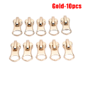 Miniatyrbild 1 av 8: 10st Fix Zipper Zip Slider Reparation Instant Kit Avtagbar Rescue Gold