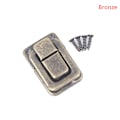 Miniatyrbild 1 av 8: Litet vin Träkistfodral Case Toggle Latch Resväska Loc Bronze