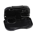Hot New Folding Auto Bil Baksäte Bord Dryck Cup Brickhållare Black