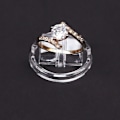 Miniatyrbild 3 av 5: 10 ST Transparent Finger Ring Display Stand Hållare Smycken bricka A2