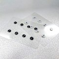 Miniatyrbild 4 av 8: 1-pack musskridskor i glas DIY Universal Dots Mouse Feet Pads St A1