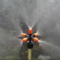 Trädgårdssprinkler bevattningsdimma dimma 5-huvud munstycksspray 1/2"