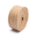 Miniatyrbild 8 av 8: 10M Burlap Ribbon Naturligt Vintage Jute Rep Craft Presentpaket 25mm