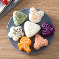 Miniatyrbild 5 av 5: 6/7 st Cartoon Shape Rice Ball Set Form Sushi Form A