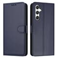 Til Samsung Galaxy A17 5G Etui Ståpung Læder Telefoncover med Rem Blå