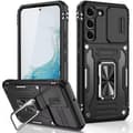 Samsung S24 - Cover CamShield / Kamerabeskyttelse Kickstand Sort Galaxy S24 Galaxy S24
