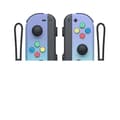 Nintendo Switch-controller Joycon trådløs Bluetooth-spilcontroller fjernvækningsfunktion med snor, understøtter fitness Purple blue gradient
