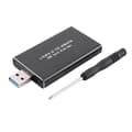 MSATA til USB USB 3.0 til MSATA SSD-kabinett USB3.0 til MSATA-deksel Harddiskadapter M2 SSD Ekstern