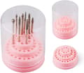 2PC Nail Drill Bit Holder Nail Drill Bit Holder Stand Organizer C