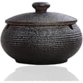 Ashtray, Outdoor Patio Ashtray with Lid, Windproof Ashtrays for Cigarettes