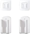 2-pack Väggmonterad Fjärrkontrollhållare Mediaspelare Kontrollhållare