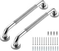 Brusegreb, 2-pak 40 cm skridsikre brusehåndtag til ældre, sikkerhedsbrusegreb, badeværelsesgreb i rustfrit stål til handicappede brugere.