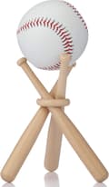 Baseball rack, bat display stand, træstand, centralt dekorativt bord til baseballentusiaster