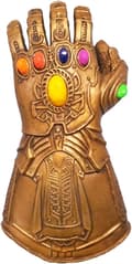Latexhandskar med LED-belysning Present till Halloween och Cosplay Guld