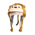 Miniatyrbilde 2 av 3: Plush Dyr Huer En Størrelse Caps Polyester Med Fleece Fôr monkey