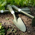 Miniatyrbilde 4 av 5: Skovl – Med pulverlakkert karbonstålhode – Mykt PVC/PE-grep – Håndskovelverktøy for hagearbeid, luking, omplanting og graving – T506A00