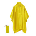 Miniatyrbild 1 av 5: Regnkappa 3 i 1 Regnponcho Multifunktionell Regnrock Poncho Regnponcho Vuxen Vattentät Återanvändbar Yellow