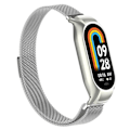 Miniatyrbillede 2 af 6: Milanese Loop Metal Armbånd Xiaomi Smart Band 8 Sølv