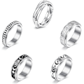 Miniatyrbild 1 av 5: Ångest Ring för Kvinnor - Snurrring för Ångestlindring - Stressring - Anti-Ångest Ringar för Kvinnor
