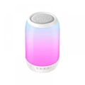 Pikkukuva 1 / 4: Bluetooth-kaiutin valolla, väriä vaihtava kannettava langaton kaiutin, 6 värillistä LED-valoteemaa, TF-kortti (valkoinen) (FMY)