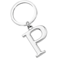 Miniatyrbillede 2 af 3: Nøglering Bogstav - Initial Alfabetet Nøglering Charm Bogstav P