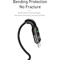 Miniatyrbilde 3 av 5: Spiral USB Type-C-kabel, USB-kabel med retread-funksjon, USB Type-C