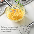Miniatyrbillede 2 af 5: Dansk Dejpisker, 2-pak Premium Rustfrit Stål Hollandsk Piskeris, Stor Håndmixer Artisan Blender Fo