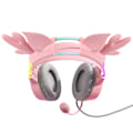 Pikkukuva 2 / 5: Lumova RGB-peliheadset – Koe tunnelmallinen ääni, mukava muotoilu ja kevyt rakenne pink